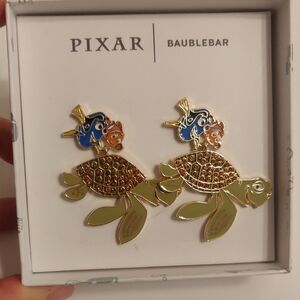 New!BaubleBar Pixar Turtle and Fish Earrings Vintage Inspired Y2K Cottagecore